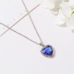 Heart-Shaped Crystal Gemstone Pendant Necklace - Image 7